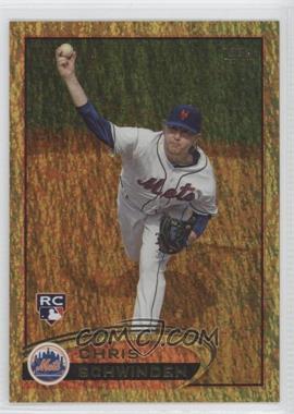 2012 Topps - [Base] - Gold Sparkle #325 - Chris Schwinden