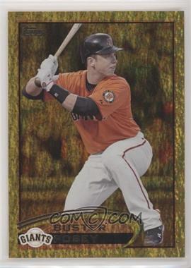 2012 Topps - [Base] - Gold Sparkle #398 - Buster Posey