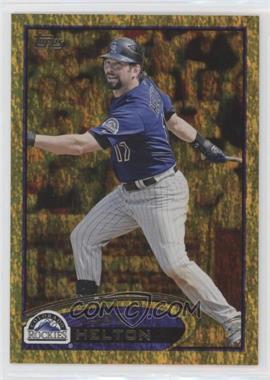 2012 Topps - [Base] - Gold Sparkle #416 - Todd Helton