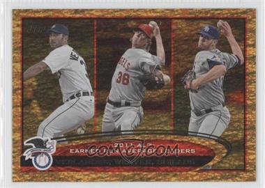 2012 Topps - [Base] - Gold Sparkle #52 - League Leaders - Justin Verlander, Jered Weaver, James Shields