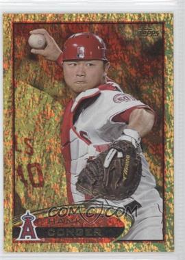 2012 Topps - [Base] - Gold Sparkle #597 - Hank Conger