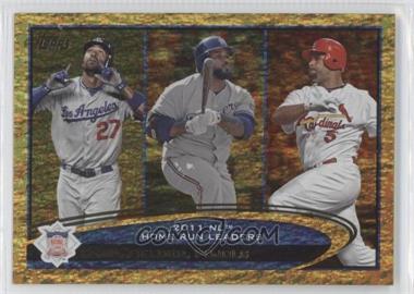 2012 Topps - [Base] - Gold Sparkle #77 - League Leaders - Matt Kemp, Prince Fielder, Albert Pujols