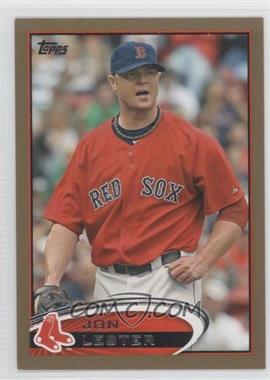 2012 Topps - [Base] - Gold #10 - Jon Lester /2012