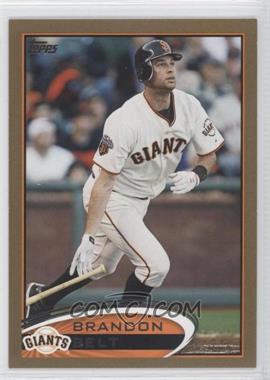 2012 Topps - [Base] - Gold #141 - Brandon Belt /2012