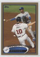 Dee Gordon (Chipper Jones Sliding) #/2,012