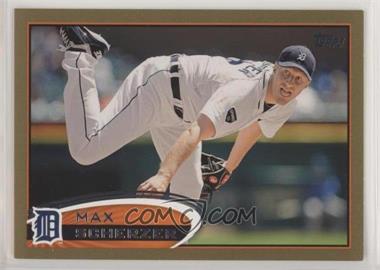 2012 Topps - [Base] - Gold #162 - Max Scherzer /2012