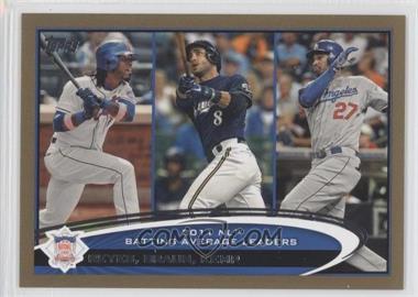 2012 Topps - [Base] - Gold #181 - League Leaders - Jose Reyes, Ryan Braun, Matt Kemp /2012