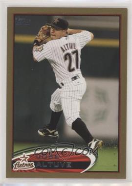 2012 Topps - [Base] - Gold #187 - Jose Altuve /2012