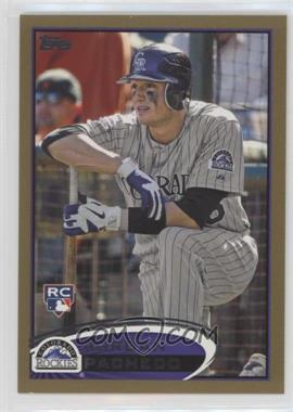 2012 Topps - [Base] - Gold #219 - Jordan Pacheco /2012