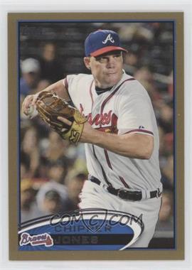 2012 Topps - [Base] - Gold #305 - Chipper Jones /2012