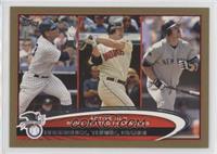 Active Leaders - Alex Rodriguez, Jim Thome, Jason Giambi #/2,012