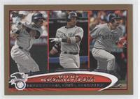 League Leaders - Curtis Granderson, Robinson Cano, Adrian Gonzalez #/2,012