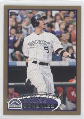 2012 Topps - [Base] - Gold #373 - Carlos Gonzalez /2012