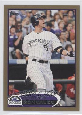 2012 Topps - [Base] - Gold #373 - Carlos Gonzalez /2012