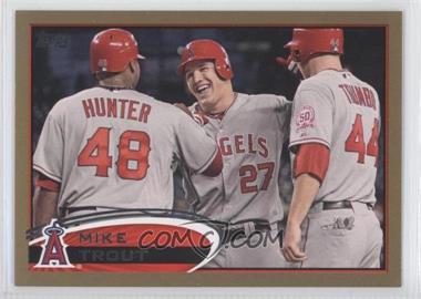 2012 Topps - [Base] - Gold #446 - Mike Trout /2012