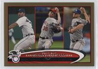 League Leaders - Justin Verlander, Jered Weaver, James Shields #/2,012