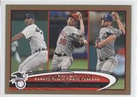 League Leaders - Justin Verlander, Jered Weaver, James Shields #/2,012