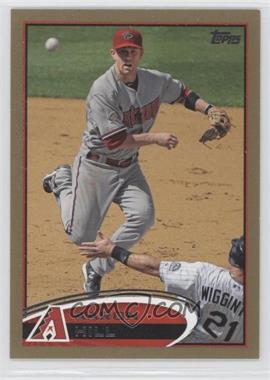 2012 Topps - [Base] - Gold #527 - Aaron Hill /2012