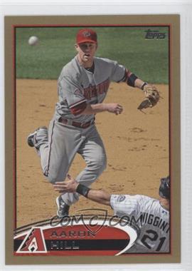 2012 Topps - [Base] - Gold #527 - Aaron Hill /2012