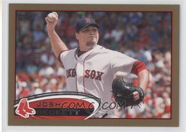 2012 Topps - [Base] - Gold #648 - Josh Beckett /2012