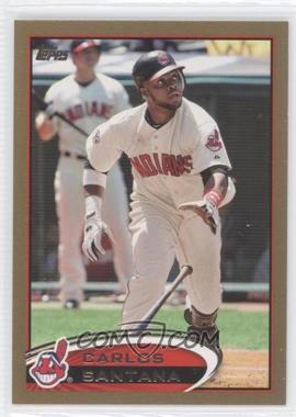 2012 Topps - [Base] - Gold #656 - Carlos Santana /2012