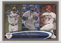 League Leaders - Matt Kemp, Prince Fielder, Albert Pujols #/2,012