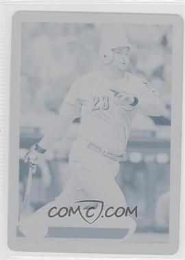 2012 Topps - [Base] - Printing Plate Cyan #19 - Yonder Alonso /1