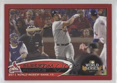 2012 Topps - [Base] - Target Red Border #108 - World Series - Albert Pujols [EX to NM]