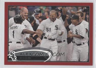 2012 Topps - [Base] - Target Red Border #17 - Alex Rios