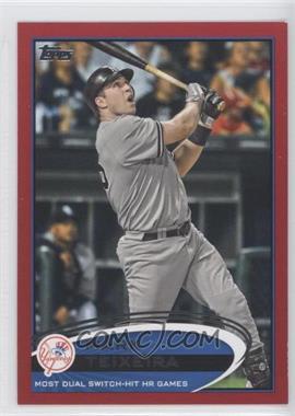 2012 Topps - [Base] - Target Red Border #234 - Season Highlights Checklist - Mark Teixeira