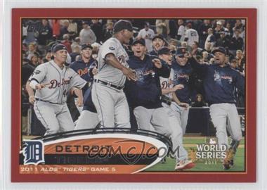 2012 Topps - [Base] - Target Red Border #32 - Postseason Highlights - Detroit Tigers Team