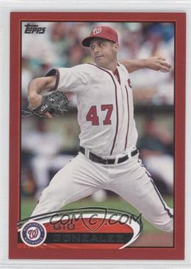 2012 Topps - [Base] - Target Red Border #519 - Gio Gonzalez