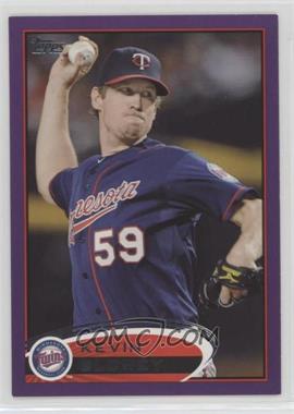 2012 Topps - [Base] - Toys R Us Purple #111 - Kevin Slowey