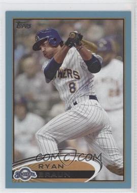 2012 Topps - [Base] - Wal-Mart Blue Border #1 - Ryan Braun