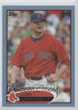 2012 Topps - [Base] - Wal-Mart Blue Border #10 - Jon Lester