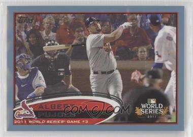 2012 Topps - [Base] - Wal-Mart Blue Border #108 - World Series - Albert Pujols