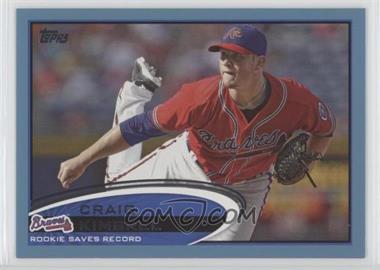 2012 Topps - [Base] - Wal-Mart Blue Border #113 - Season Highlights Checklist - Craig Kimbrel