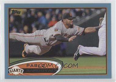 2012 Topps - [Base] - Wal-Mart Blue Border #185 - Pablo Sandoval