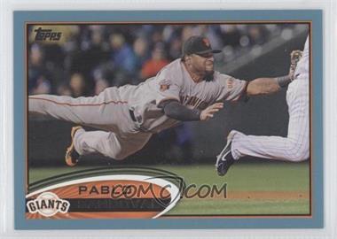 2012 Topps - [Base] - Wal-Mart Blue Border #185 - Pablo Sandoval