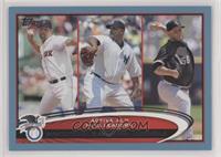 Active Leaders - Tim Wakefield, CC Sabathia, Mark Buehrle [EX to NM]