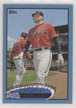 2012 Topps - [Base] - Wal-Mart Blue Border #215 - Freddie Freeman