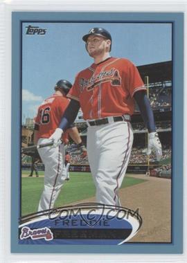 2012 Topps - [Base] - Wal-Mart Blue Border #215 - Freddie Freeman