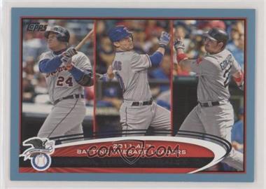 2012 Topps - [Base] - Wal-Mart Blue Border #239 - League Leaders - Miguel Cabrera, Michael Young, Adrian Gonzalez