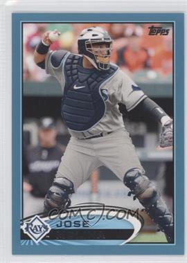 2012 Topps - [Base] - Wal-Mart Blue Border #366 - Jose Molina