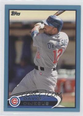 2012 Topps - [Base] - Wal-Mart Blue Border #381 - David DeJesus