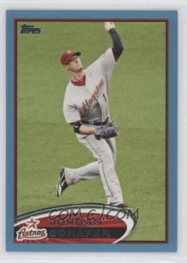 2012 Topps - [Base] - Wal-Mart Blue Border #428 - Jordan Schafer