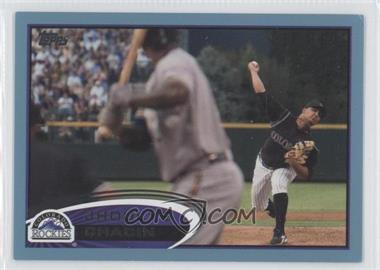 2012 Topps - [Base] - Wal-Mart Blue Border #45 - Jhoulys Chacin