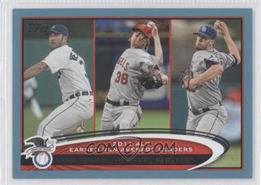 2012 Topps - [Base] - Wal-Mart Blue Border #52 - League Leaders - Justin Verlander, Jered Weaver, James Shields