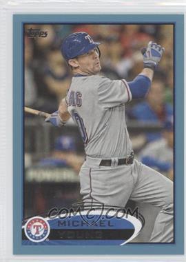 2012 Topps - [Base] - Wal-Mart Blue Border #55 - Michael Young