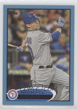 2012 Topps - [Base] - Wal-Mart Blue Border #55 - Michael Young